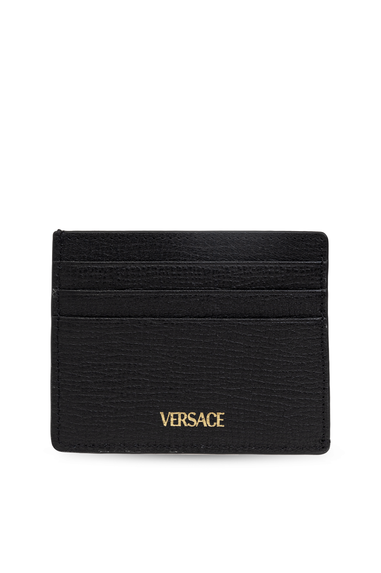 ■ 即発■ Versace カードホルダー DPN2467-1A10544-1B00V ラ メドゥーサ カード ホルダー ブラック,ゴールド | VERSACE JP